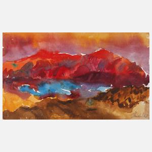 See in Gebirgslandschaft