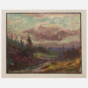 Lojza Budik, Abendlandschaft