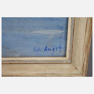 Heinrich Angst, ”Das Finsteraarhorn vom Bachalpsee gesehen”