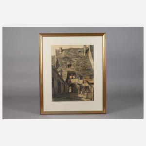 Elisabeth Reuter, attr., Altehrwürdige Hofansicht