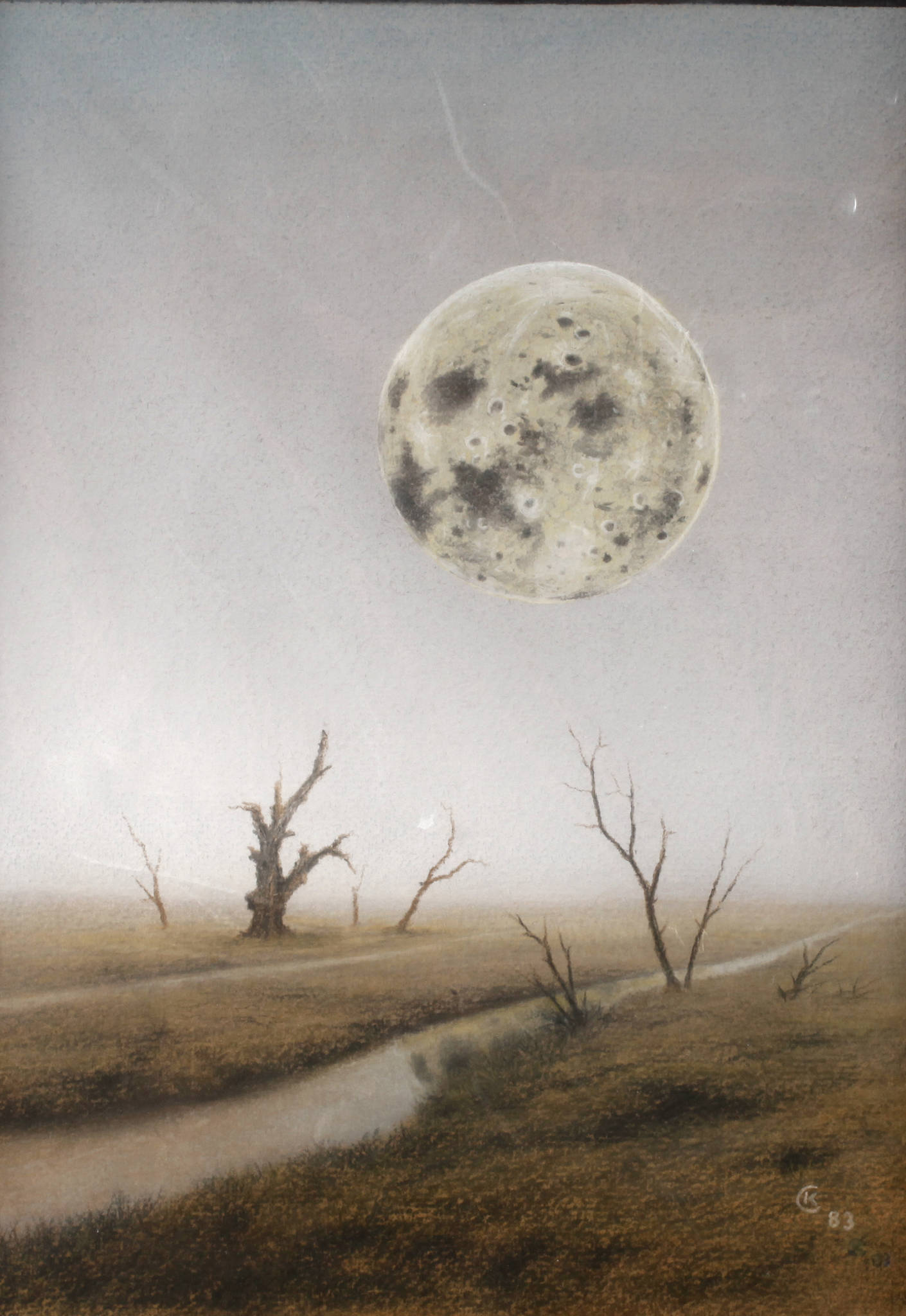 Landschaft im Mondschein