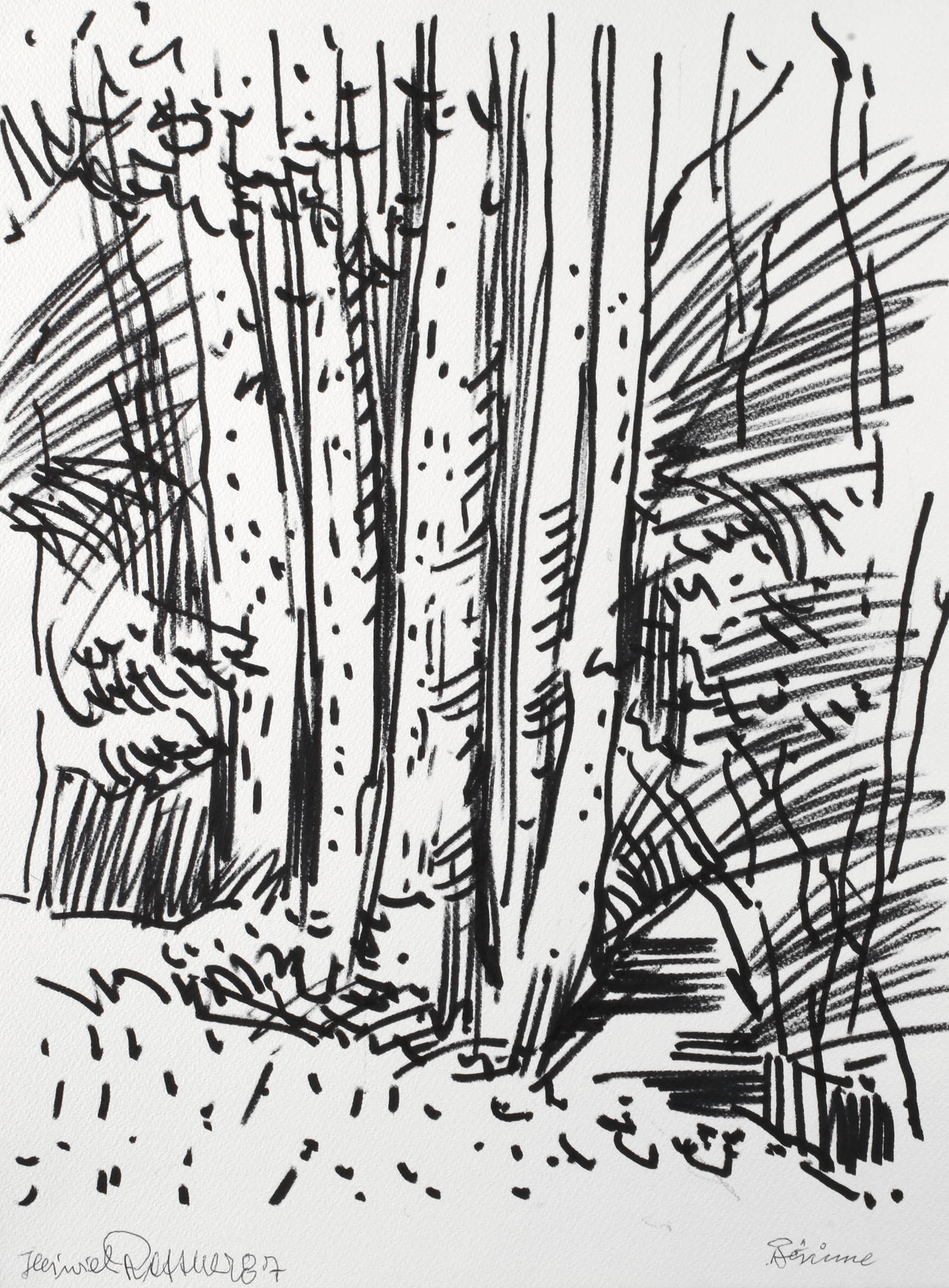 Heinrich Rettner, ”Bäume”