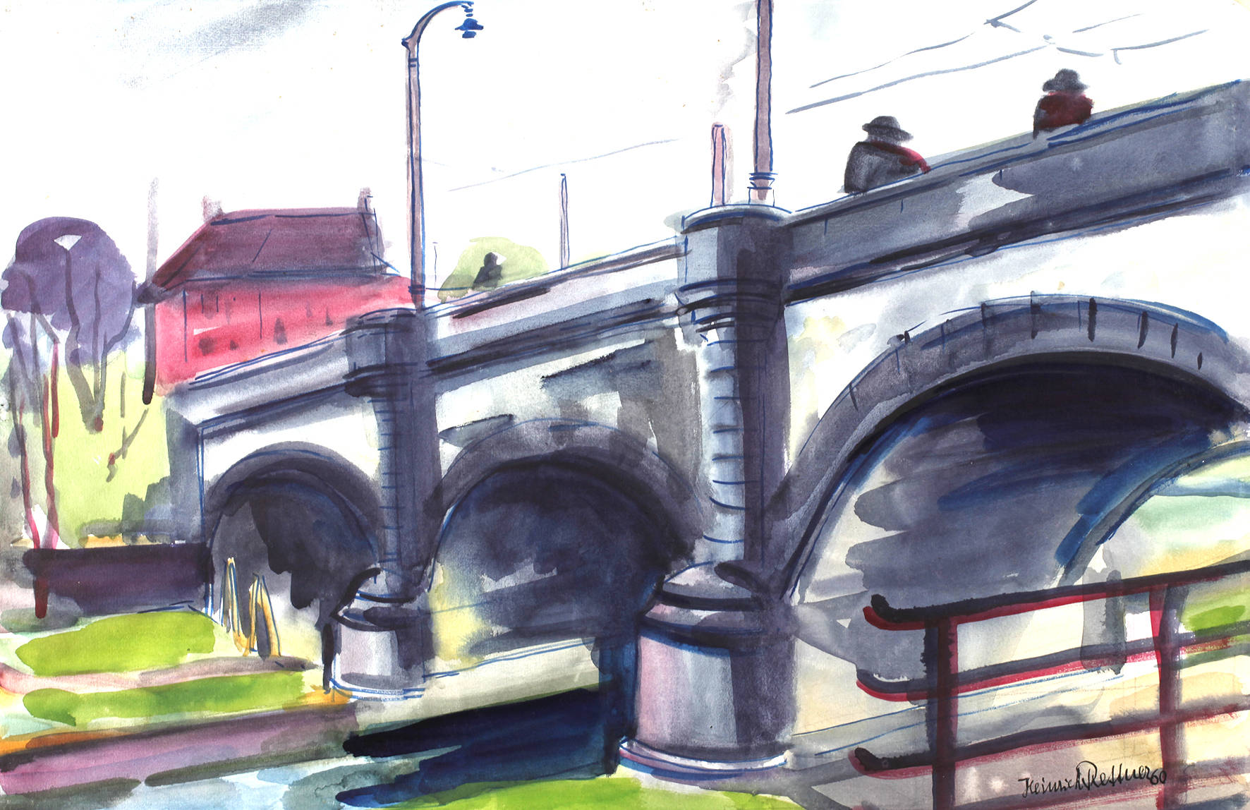 Heinrich Rettner, Brücke in der Stadt