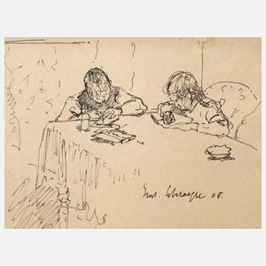 Gustav Schraegle, Kinderstudie