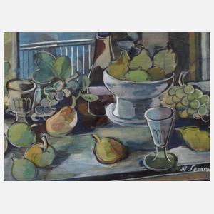 Willy Semm, Tafelstillleben