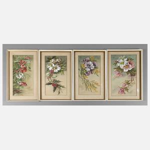 Kurt Dietzsch, Vier Blumenstillleben