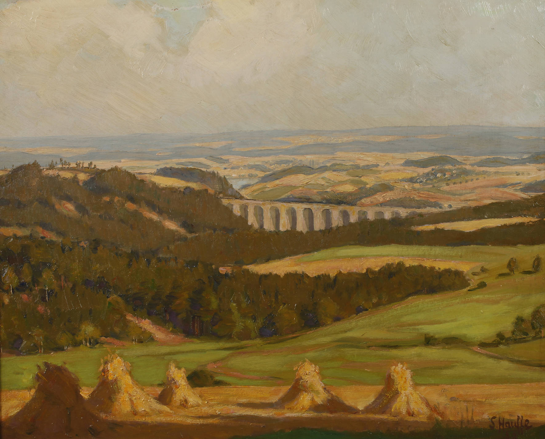 Siegfried Hauffe, Vogtländische Spätsommerlandschaft