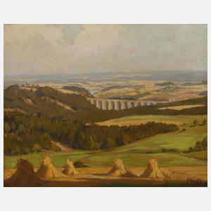 Siegfried Hauffe, Vogtländische Spätsommerlandschaft