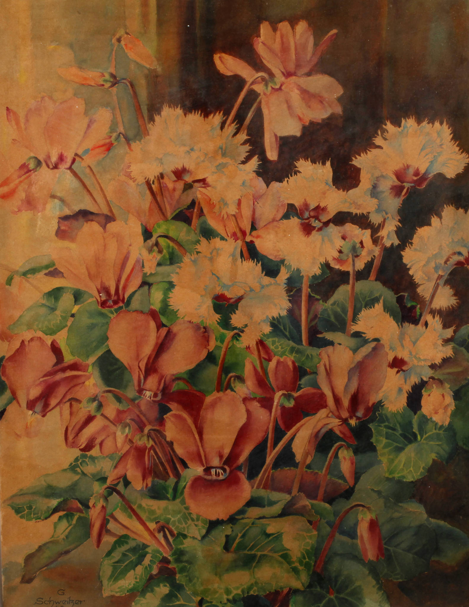 Günter Schweitzer, Blumenstillleben