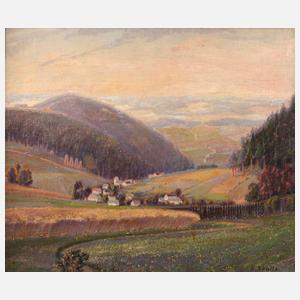 Hermann Skolle, Vogtländische Sommerlandschaft