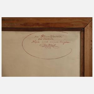 Otto Weiß, ”Am Gänsmühlenteich bei Coschütz”