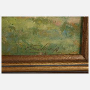 Otto Weiß, ”Am Gänsmühlenteich bei Coschütz”