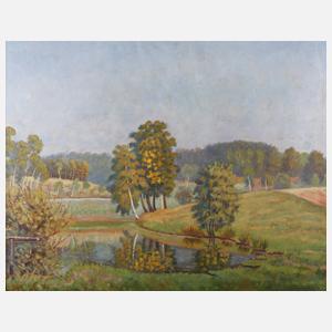 Otto Weiß, ”Am Gänsmühlenteich bei Coschütz”