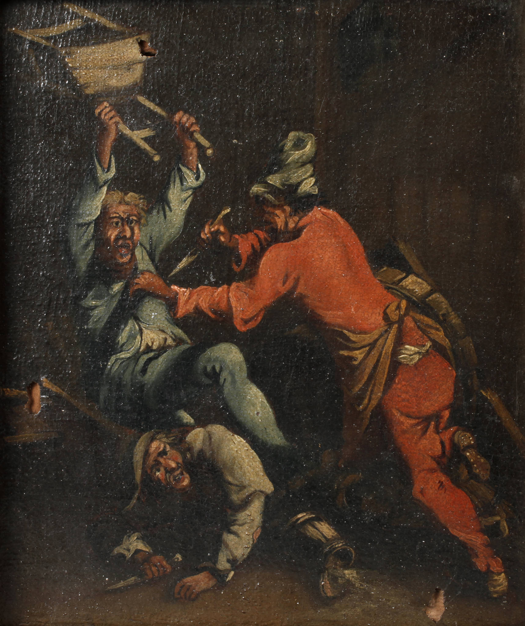 Rauferei im Wirtshaus