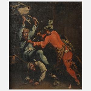 Rauferei im Wirtshaus