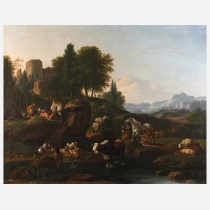 Künstlerfamilie Roos, attr., Hirtenlandschaft