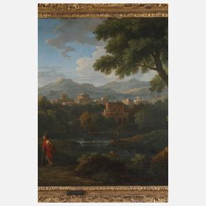 Jan Frans van Bloemen, attr., Arkadische Sommerlandschaft