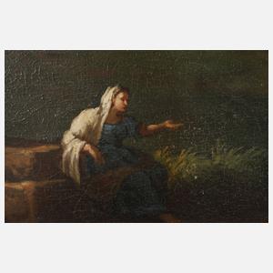 Jan Frans van Bloemen, attr., Arkadische Sommerlandschaft