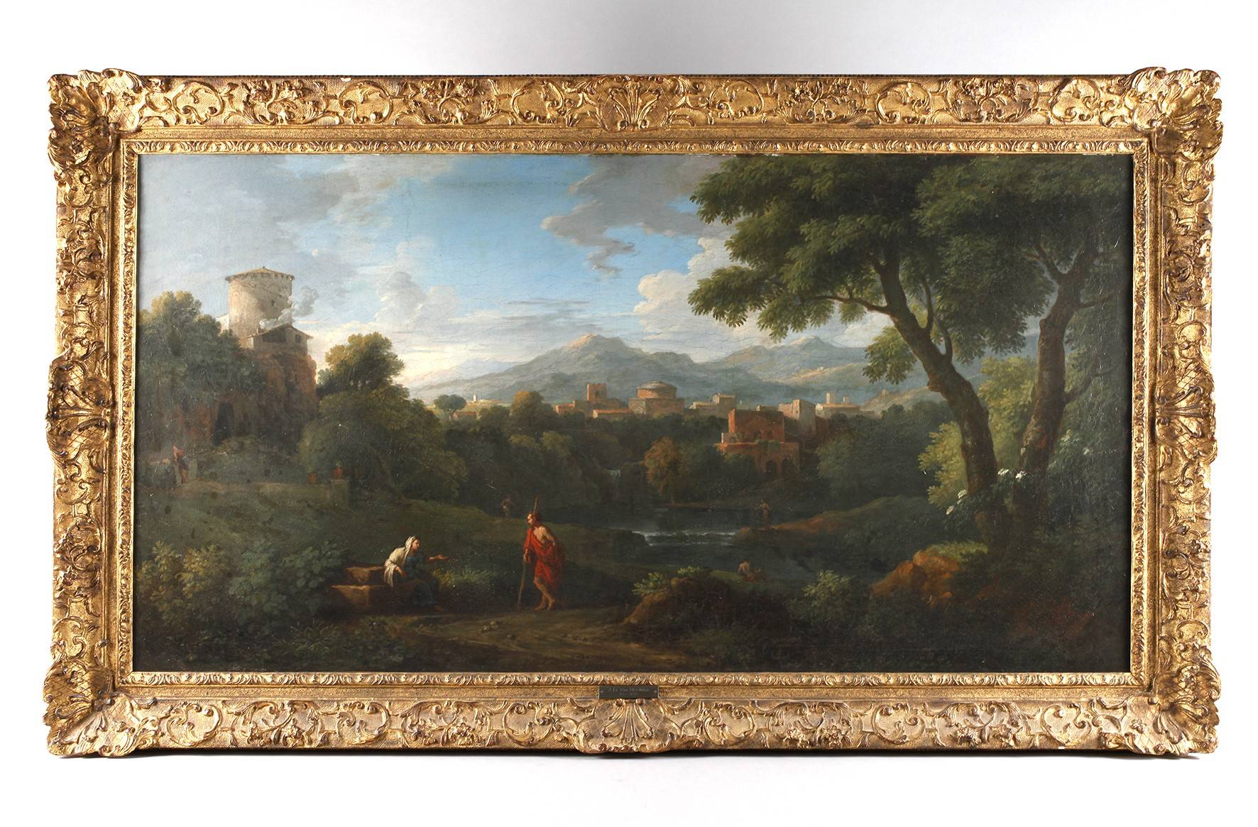 Jan Frans van Bloemen, attr., Arkadische Sommerlandschaft