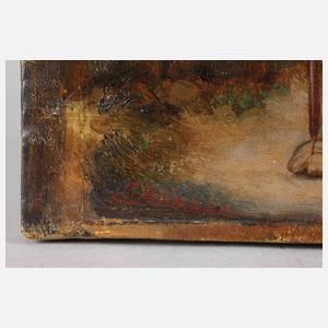 Prof. Karl Christian Andreae, attr., Rastende Wanderer