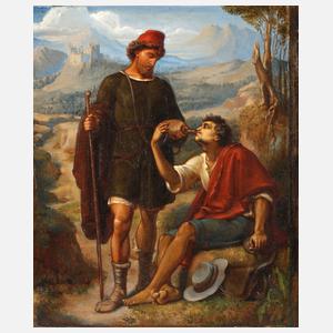 Prof. Karl Christian Andreae, attr., Rastende Wanderer