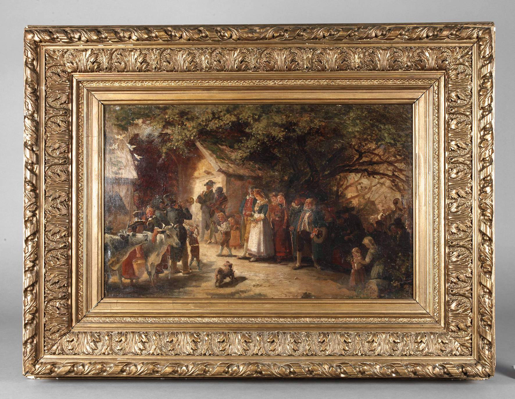 Franz Kels, Studie zur ”Westfälischen Bauernhochzeit”