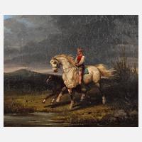 Hermann Looschen (der Jüngere), attr., ”Bauernjunge zur Tränke reitend”111