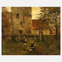 Prof. Bernhard Pankok, Spielende Kinder auf dem Kirchhof111