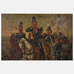 Melot, Stammtischschild für Offiziere 1868