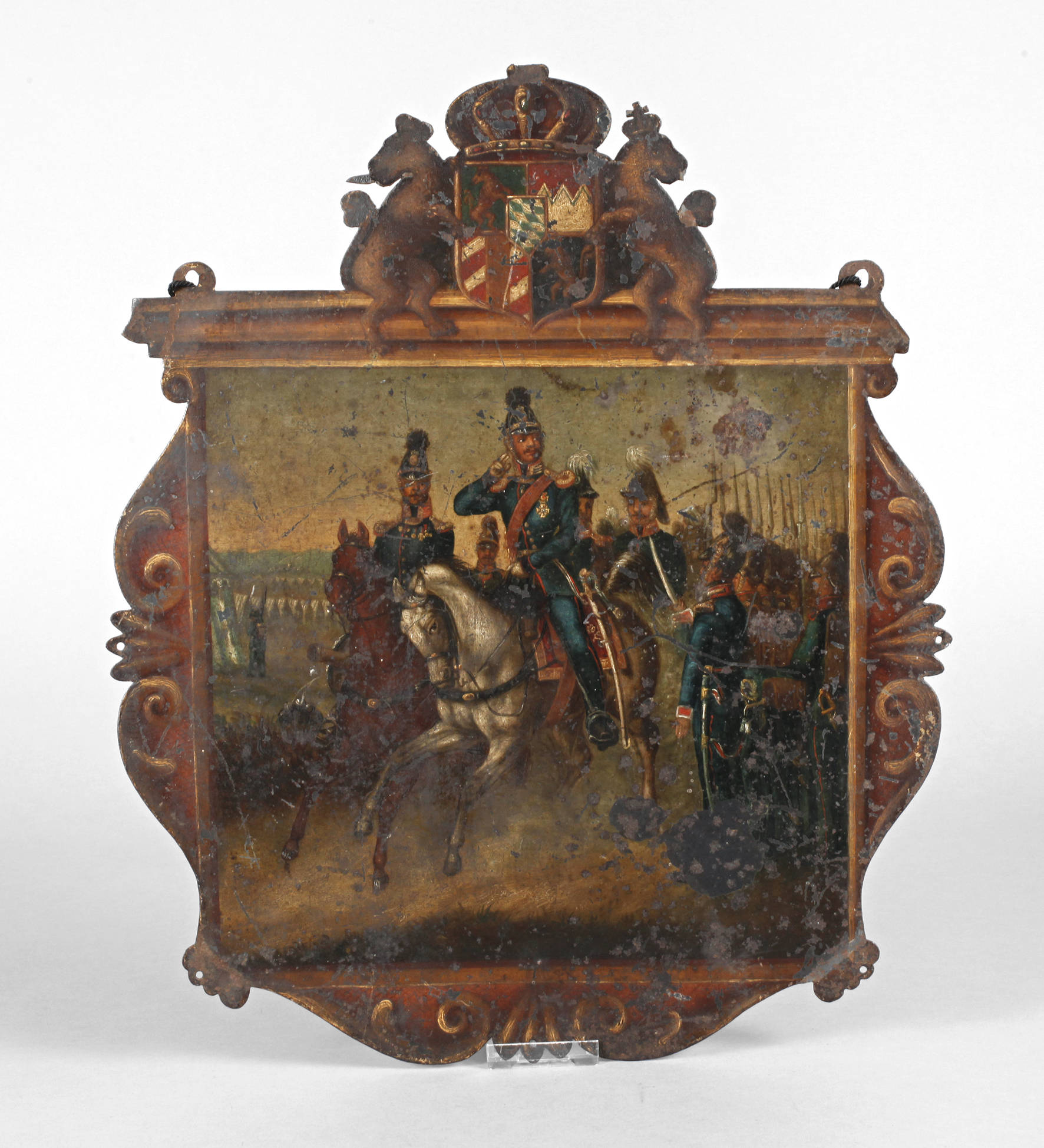 Melot, Stammtischschild für Offiziere 1868