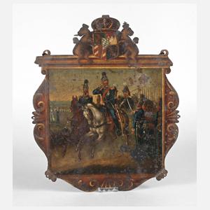 Melot, Stammtischschild für Offiziere 1868