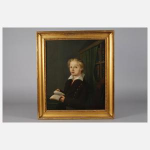 Jungenportrait Biedermeier