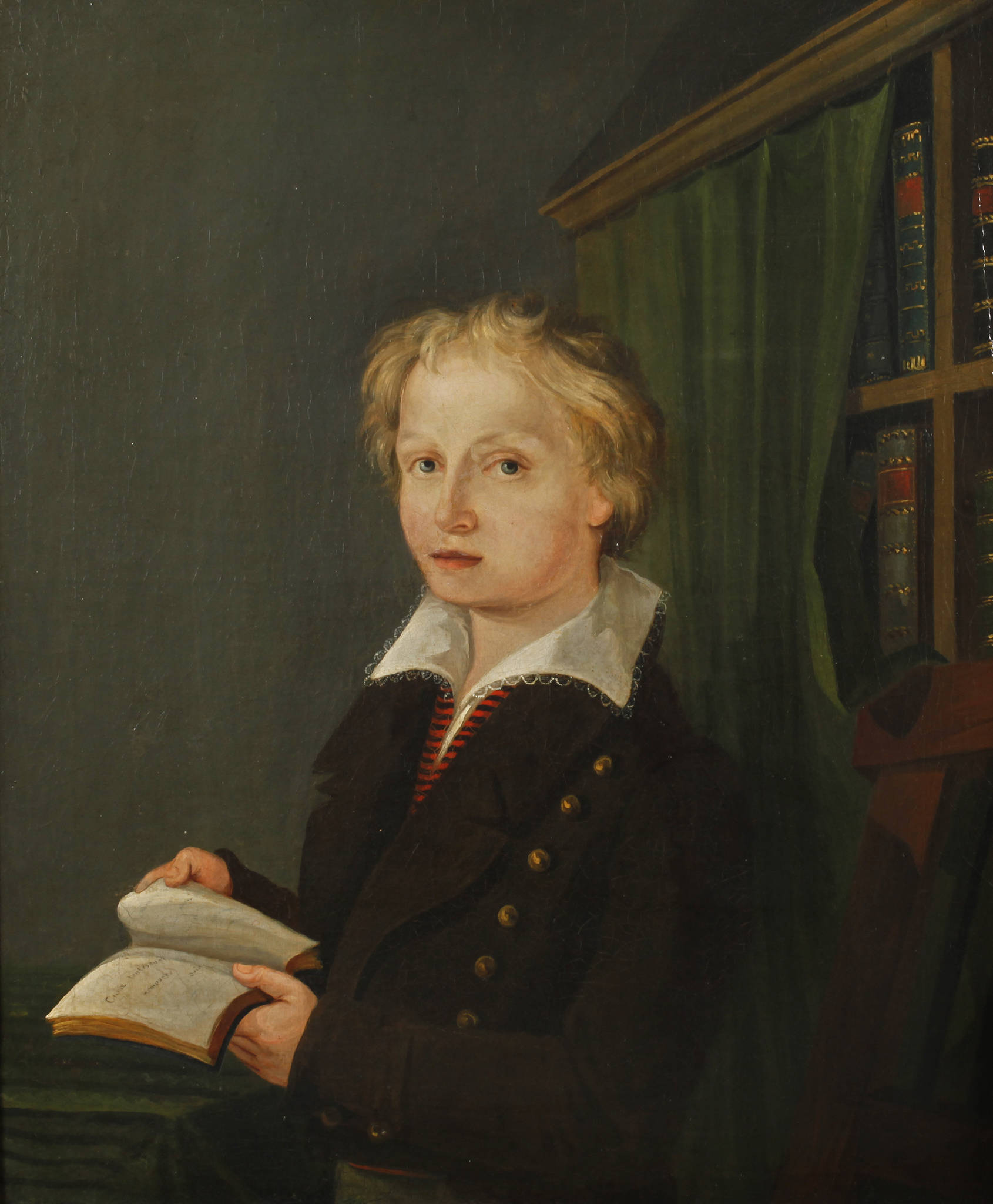 Jungenportrait Biedermeier