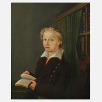 Jungenportrait Biedermeier111
