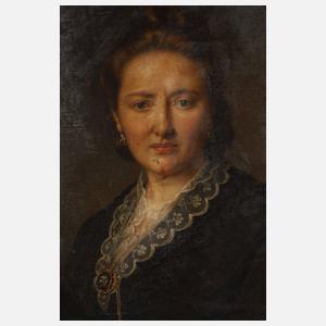 Benjamin Orth, Ovales Damenportrait