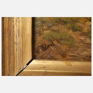 M. Girth, Kühe auf sommerlicher Weide