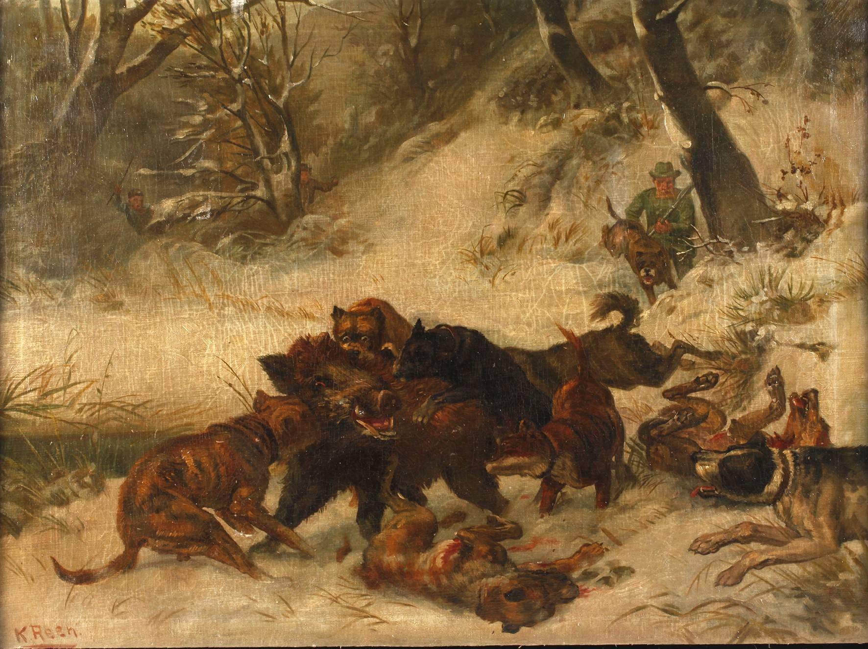 K. Reen, Wildschweinhatz