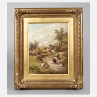 Louis Marie Lemaire, Hühner vorm Bauernhof111