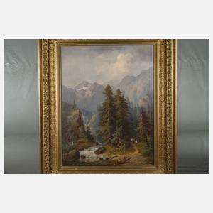 Guido Hampe, Sommerliche Hochgebirgslandschaft