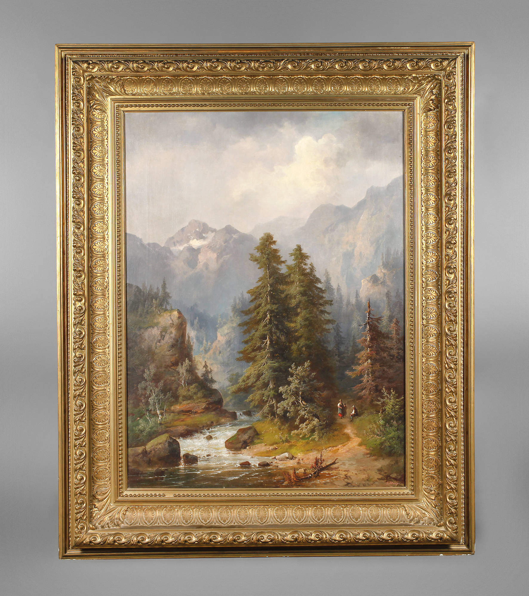 Guido Hampe, Sommerliche Hochgebirgslandschaft