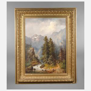 Guido Hampe, Sommerliche Hochgebirgslandschaft