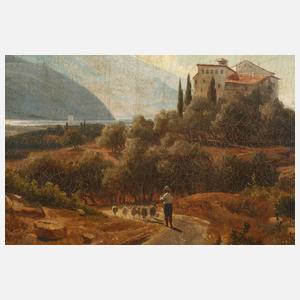 Carl Johann Rötteken, Mediterrane Landschaft