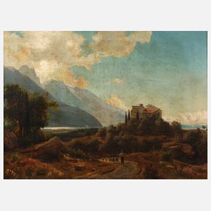 Carl Johann Rötteken, Mediterrane Landschaft