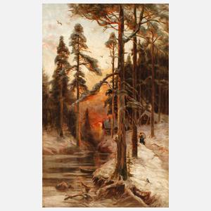 Abendliche Winterlandschaft