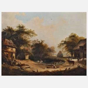 ”Sommermorgen auf dem Lande” nach Caspar Scheuren