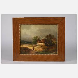 August Hörter, Schänke in Sommerlandschaft