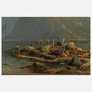 Johannes Bartholomäus Duntze, Sommerliche Fjordansicht