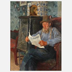 Franz Hochmann, Zeitungsleser