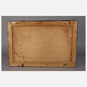 Flanierendes Paar in Sommerlandschaft