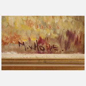 M. v. Höppe, Spätsommerliche Erntelandschaft